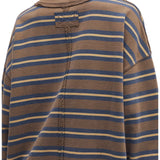 Free People | Palm Springs Striped Pullover - Army Combo