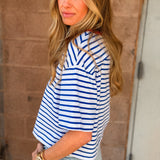 Pistola | Mae Cropped Tee - Maritime Red