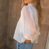 The Shirt | The Shiv Ruffled Shirt - White