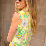 J. Marie Collections | The Rainey Skort Set - Yellow Resort Ruffles