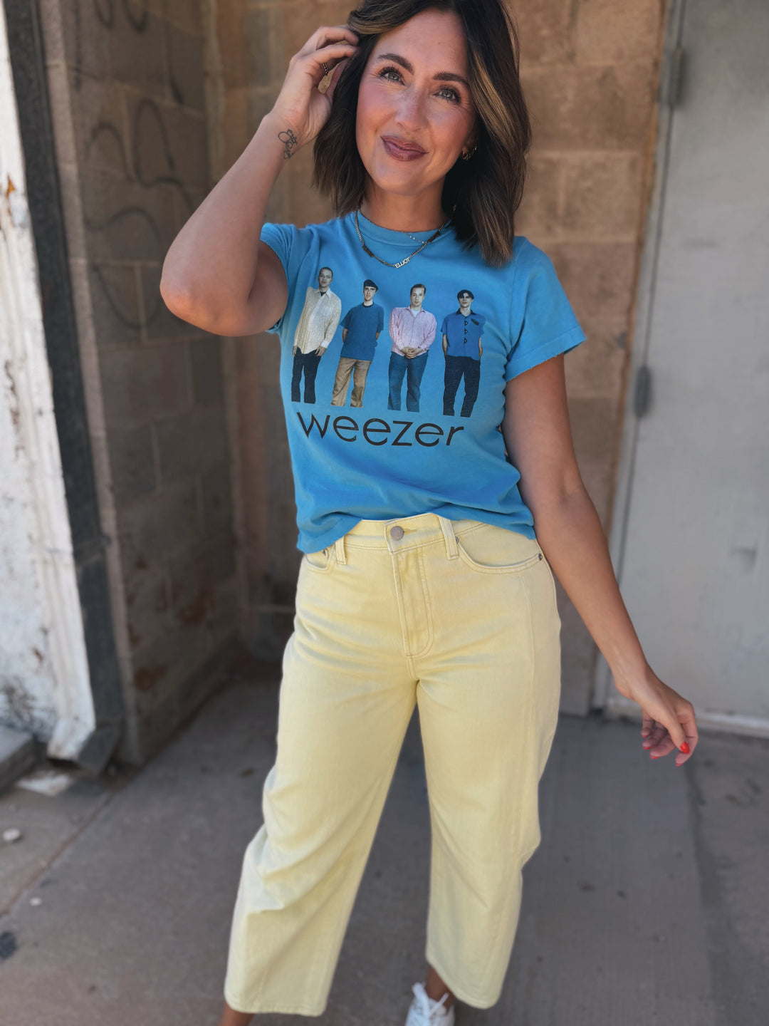 Daydreamer | Weezer Blue Album Vintage Tee - Ultra Blue