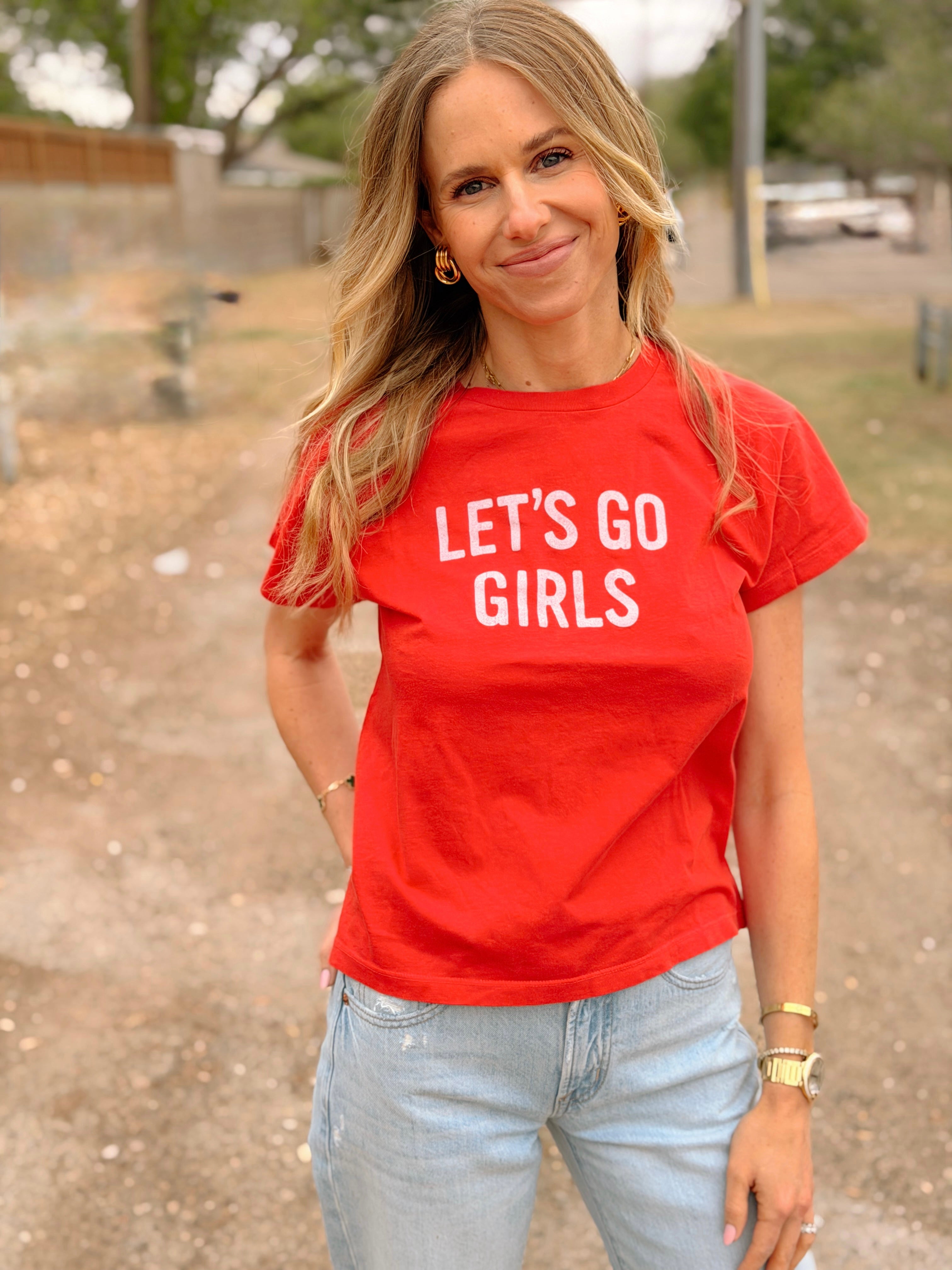 Daydreamer | Shania Twain Let's Go Girls Solo Tee - Ruby Red