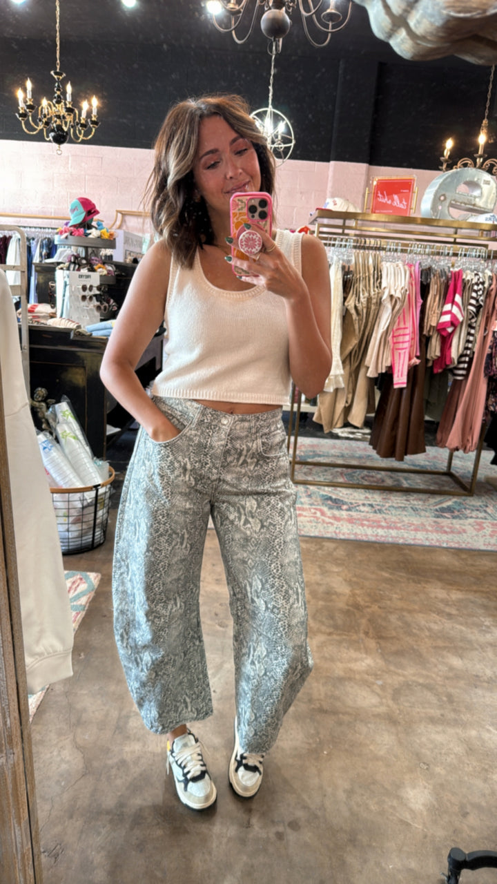 Free People | Good Luck Printed Barrel - Snake Combo