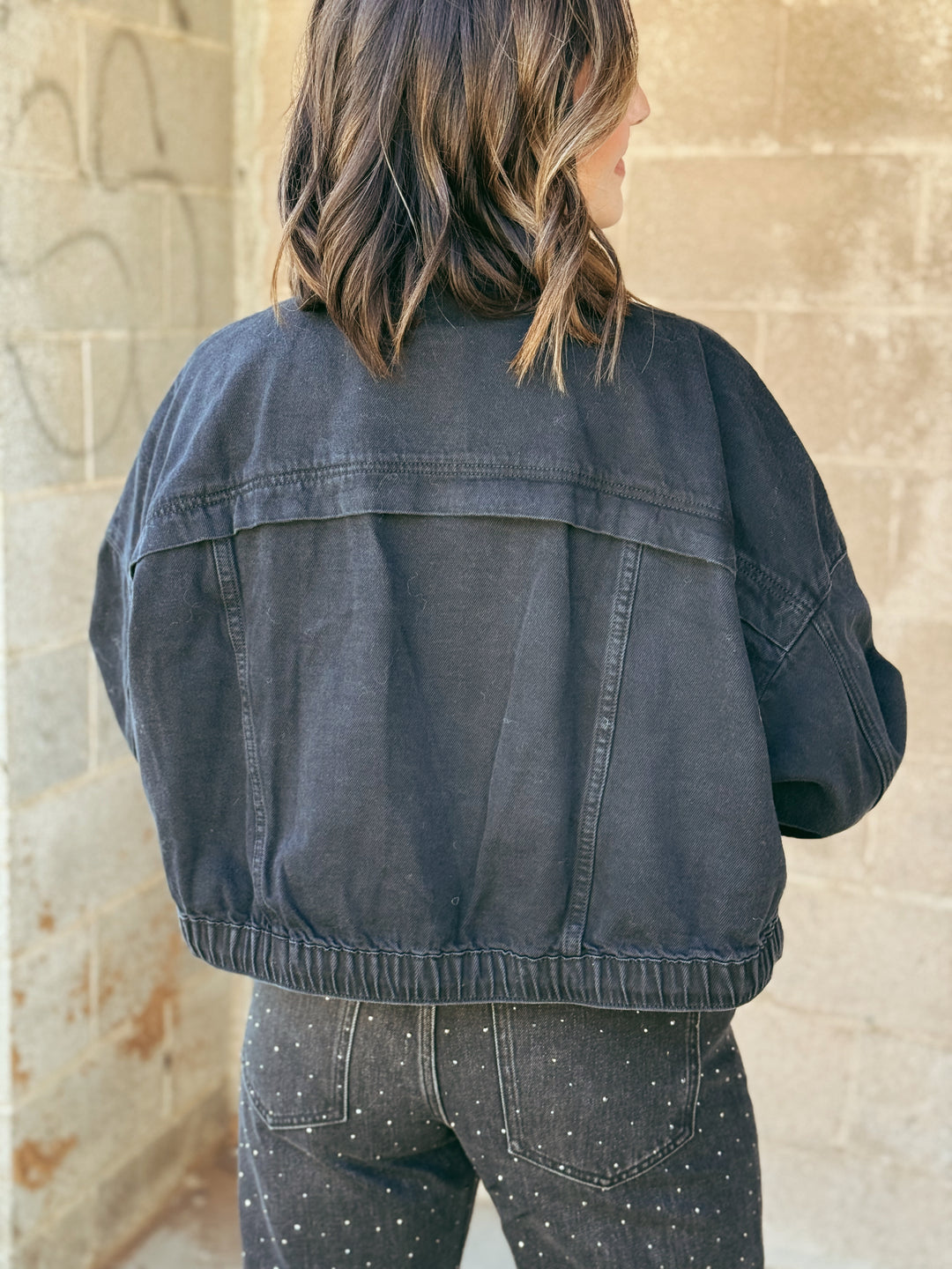 Aila Moto Jacket - Black