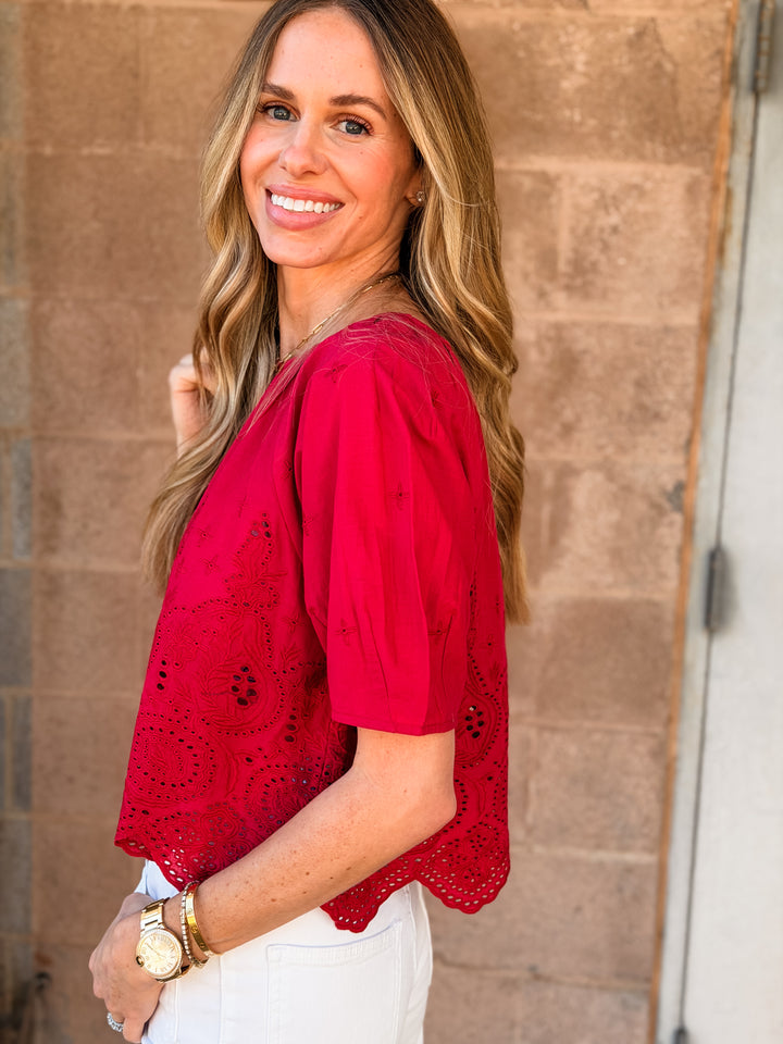 Cleobella | Cerese Top - Red Bud