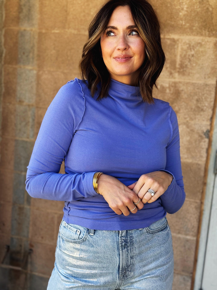 We The Free | Kenzie Long Sleeve Top - Peri