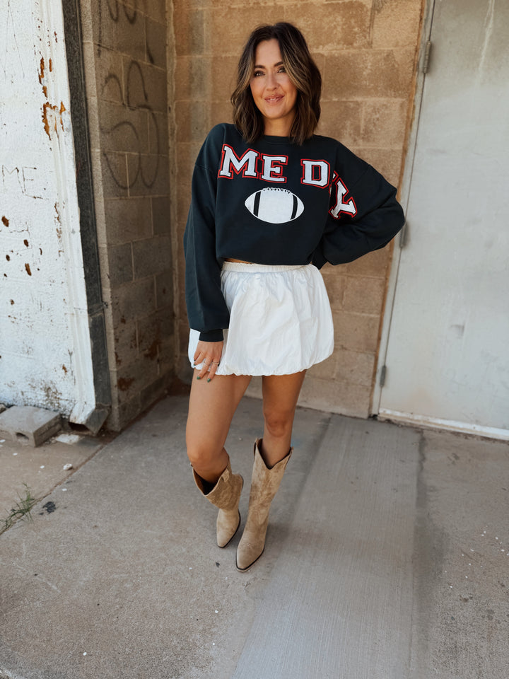 Daydreamer | Game Day Crew Sweatshirt - Vintage Black