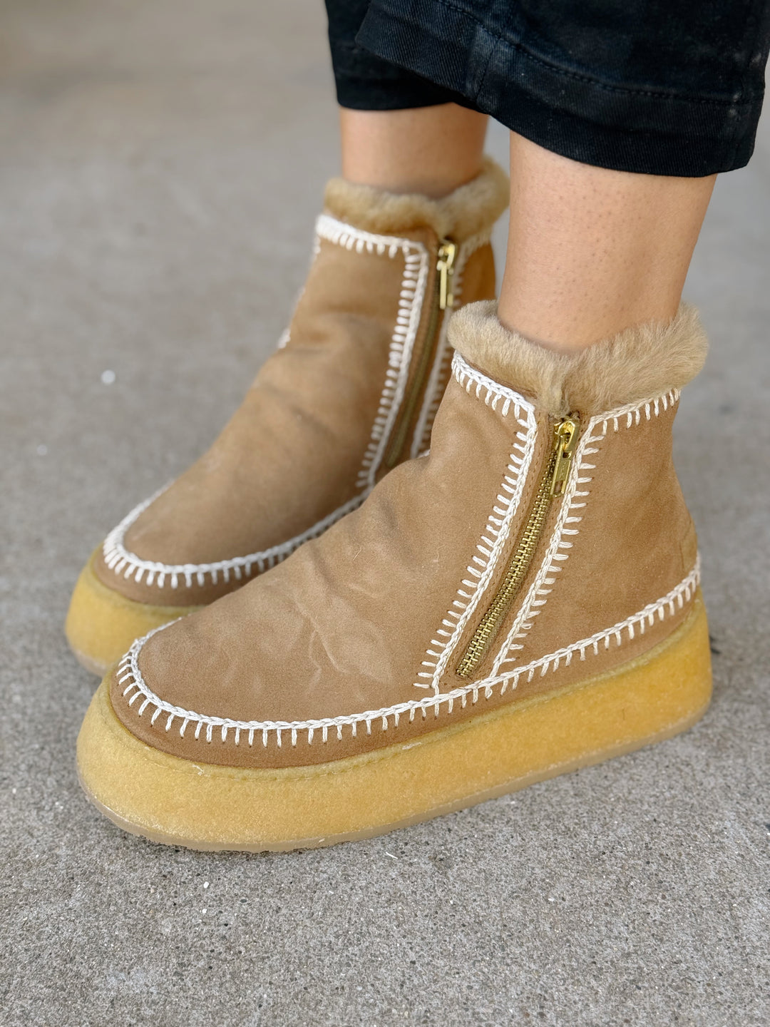 BLACK FRIDAY - Laidback London | Setsu Platform Crochet- Natural