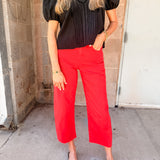 AG Jeans | Hattie Crop - Recording Red