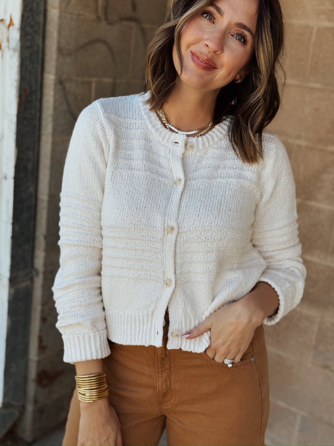 Z Supply | Between the Lines Cardigan - Crystal