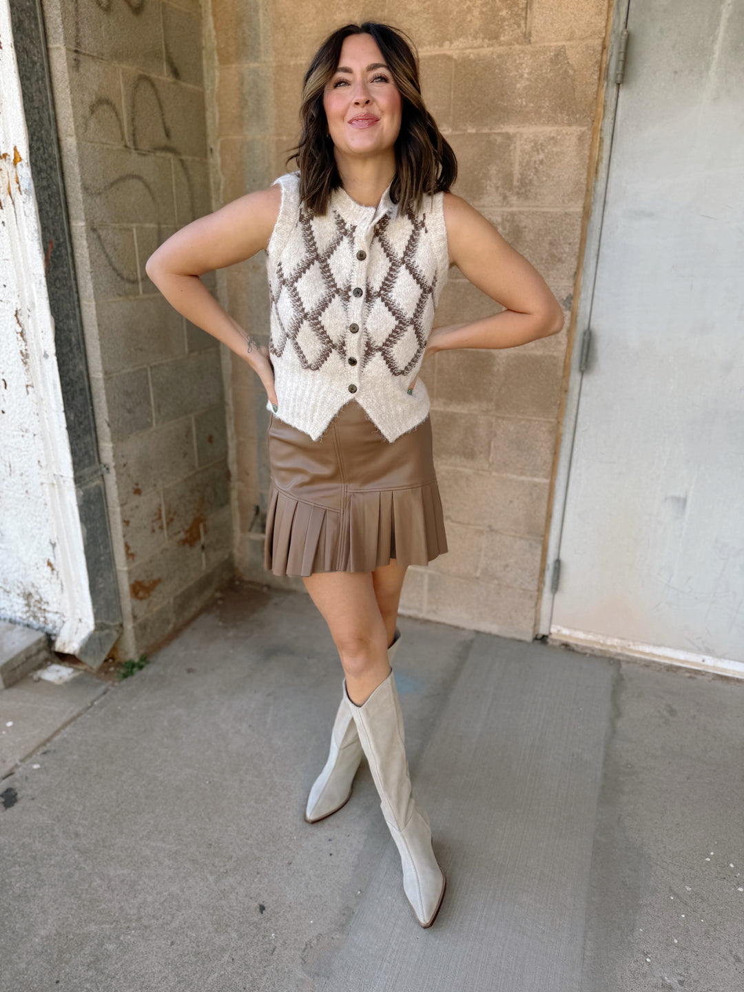 Heartloom | Mina Vest - Ecru