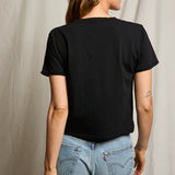 Perfect White Tee | Beckett V-Neck Tee - True Black