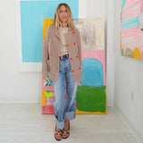 Kerri Rosenthal | Brooklyn Girl Sweater Jacket - Light Sable