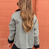 Good American  | The Heritage Jacket - Black Check