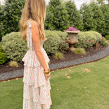 ZOE & CLAIRE | Floral Printed Tiered Dress - Pink Multi