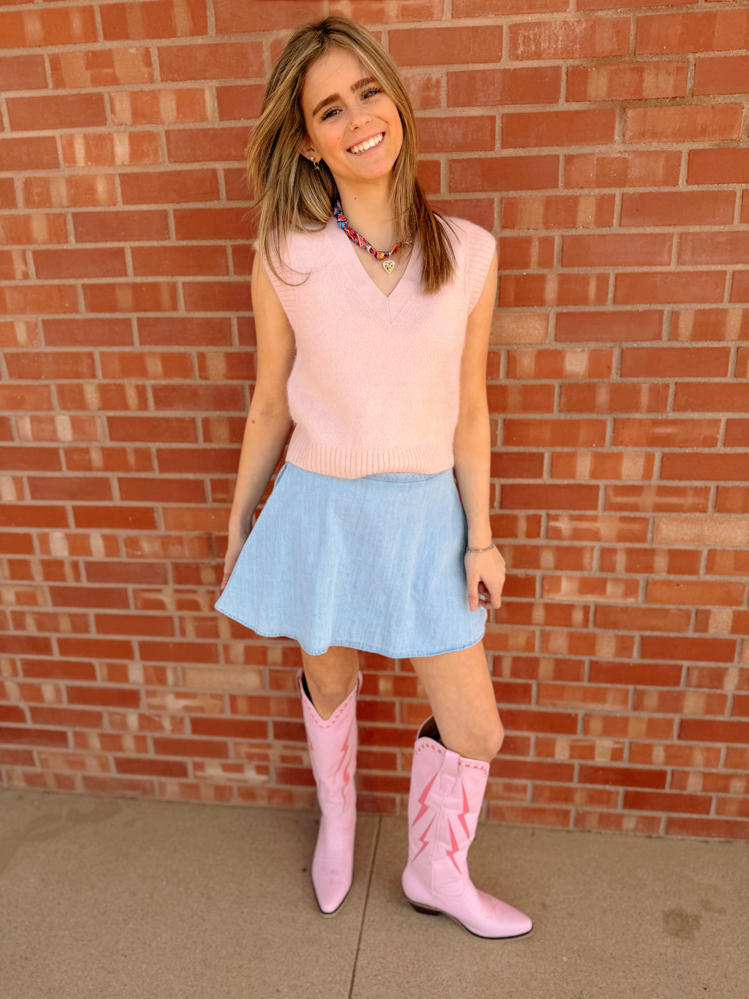 Pistola | Maxine Sweater Vest - Blush