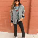 Good American  | The Heritage Jacket - Black Check