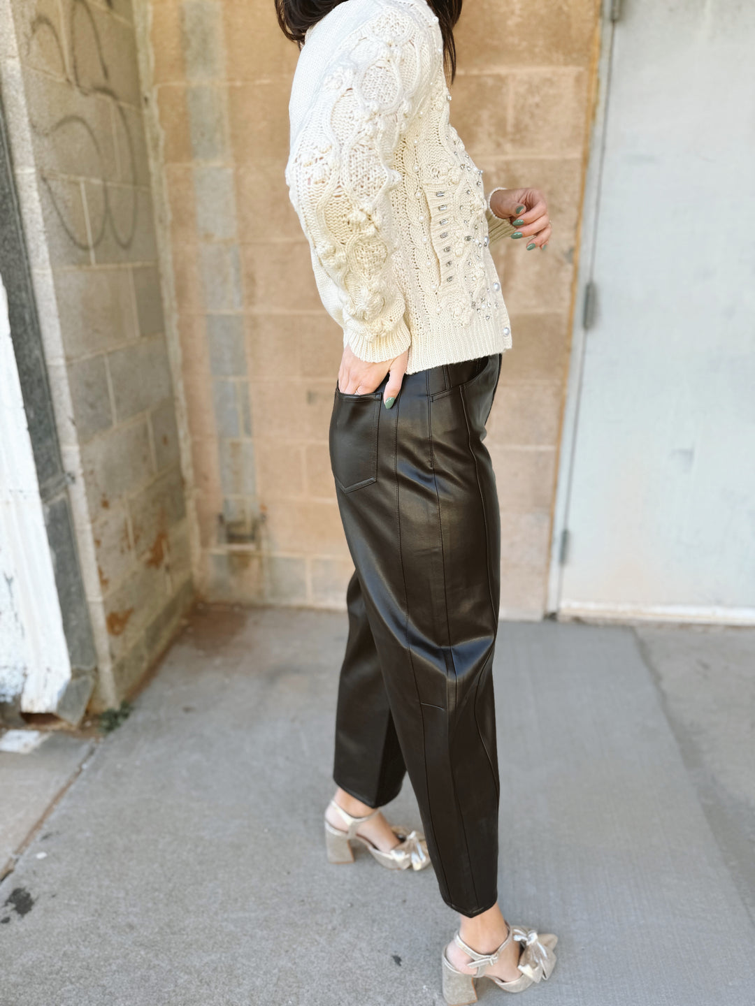 Pistola | Eli High Rise Barrel Jean - French Roast