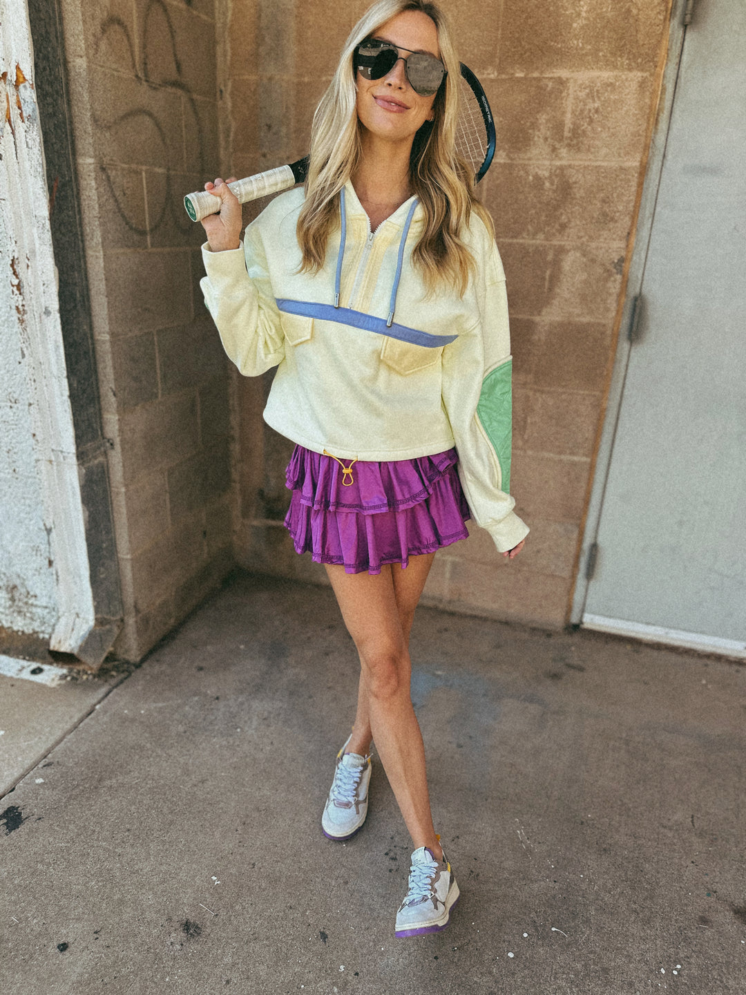 The Bubble | Brittany Skirt Solid - Butterfly Purple