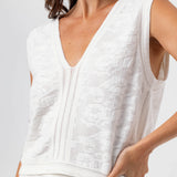 Sundays | Clover Sweater Vest - Cream
