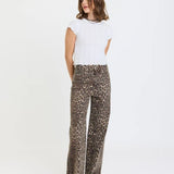 DAZE | Far Out High Rise Wide Leg - Cool Cat