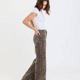 DAZE | Far Out High Rise Wide Leg - Cool Cat