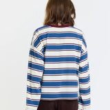Daze | Salinas Easy Long Sleeve Tee -  Cove Stripe