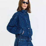 DAZE | Phantom Funnel Neck Jacket - Rush