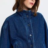 DAZE | Phantom Funnel Neck Jacket - Rush