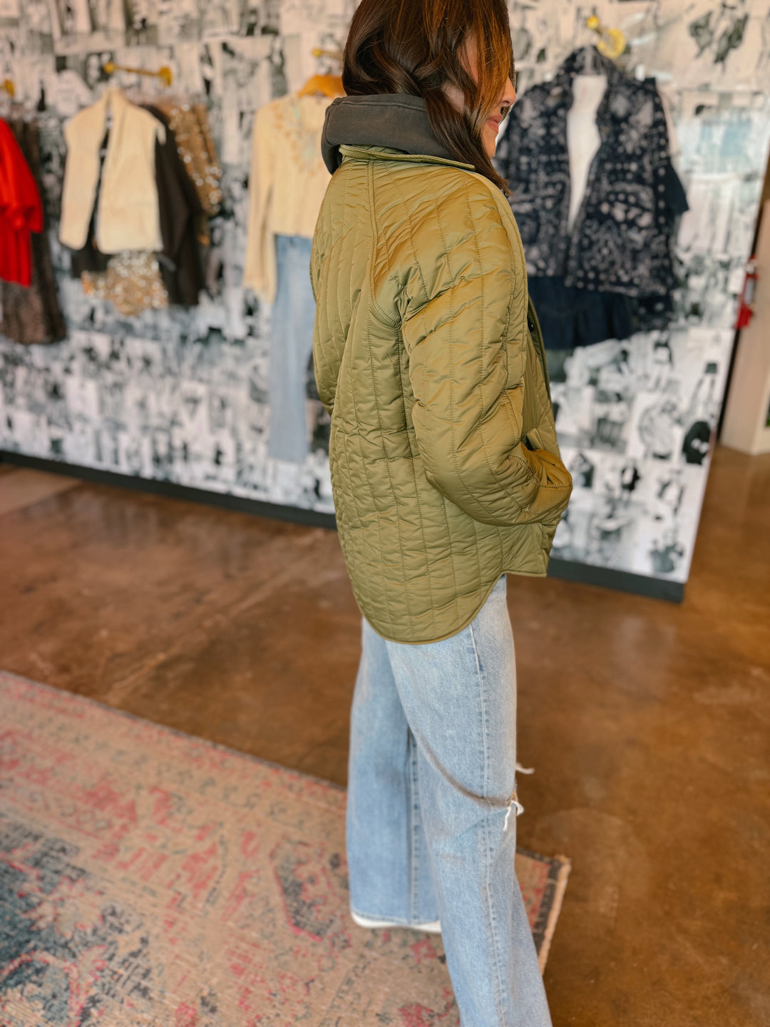 Pistola | Sawyer Quilted Barn Jacket - Olive