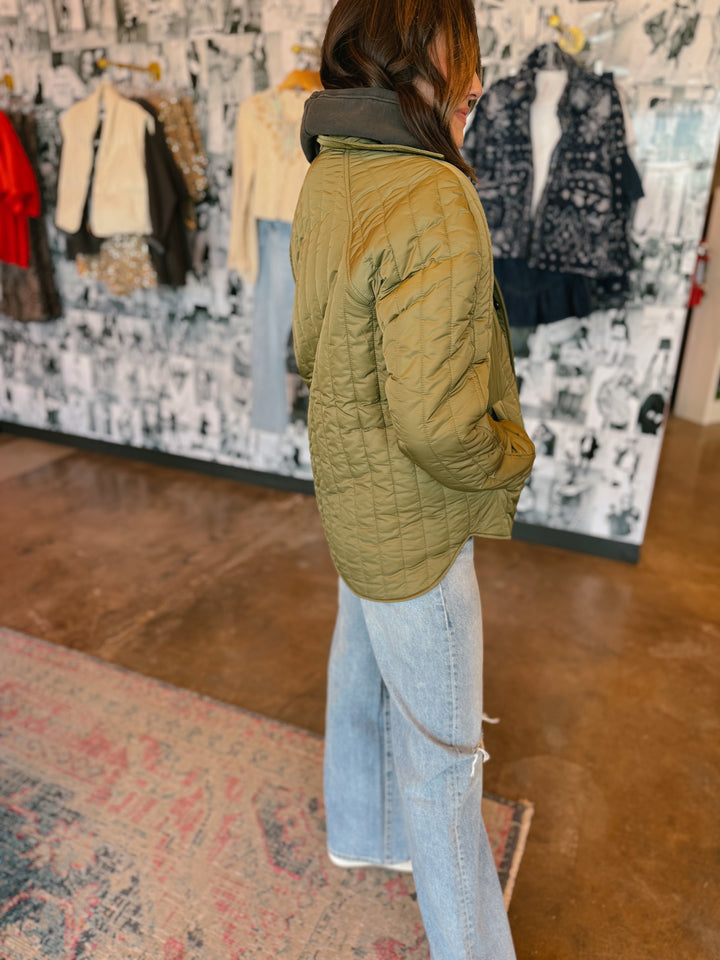 Pistola | Sawyer Quilted Barn Jacket - Olive