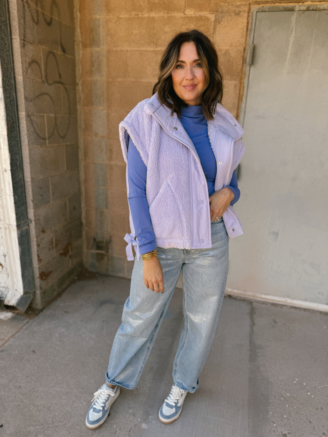 We The Free | Kenzie Long Sleeve Top - Peri