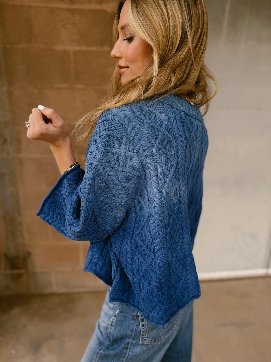 Free People | Washed Ashore Sweater - Bellweather Blue