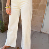AG Jeans | Saige Wide Leg - Powder/Ecru