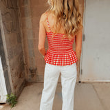 Free People | Sundance Tank -Red Combo
