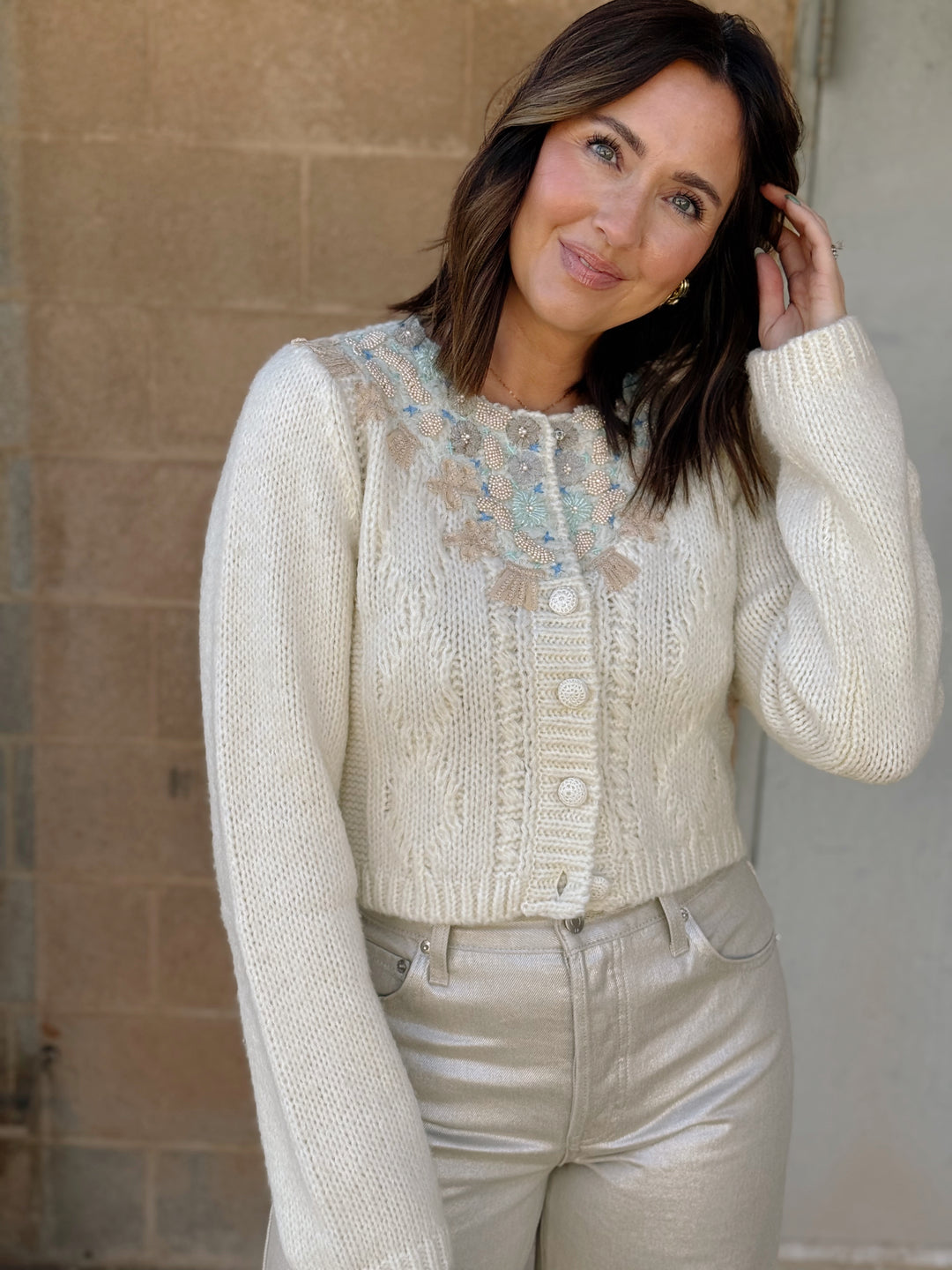 Free People | One Pixie Cardi - Ivory