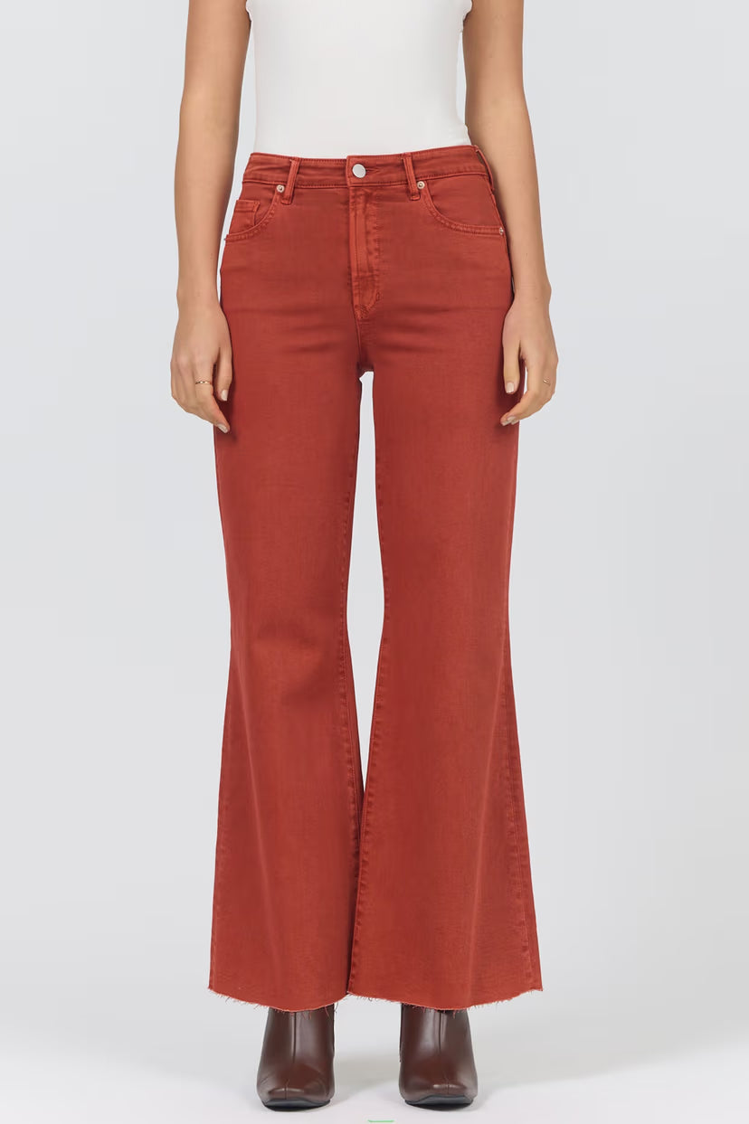 Dear John | Fiona Wide Leg Jean - Rooibos Tea
