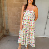 Celia B | Lola Dress Floral - White