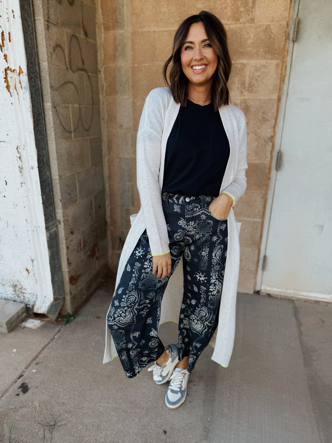 We The Free | Good Luck Printed Barrel - Navy Bandana