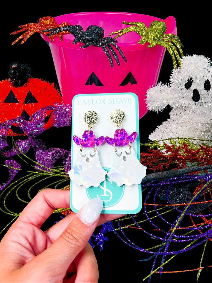 Boo-Haw Ghost Studs