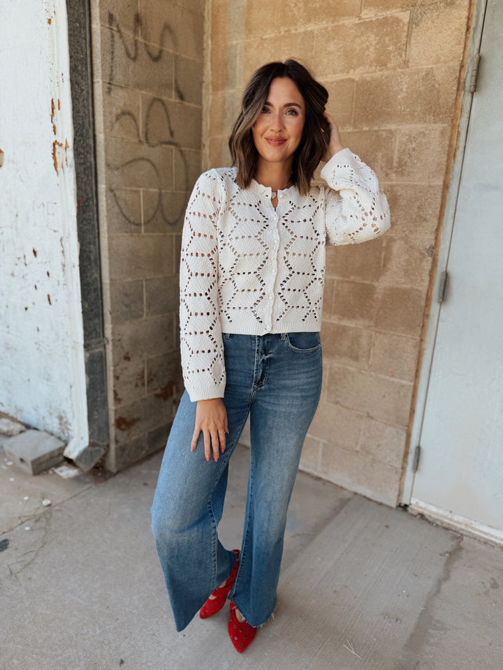 Dear John | Fiona Wide Leg Jean - Natal