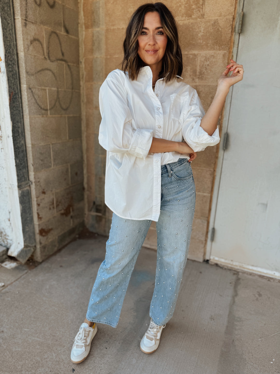 Free People | Sabine Tailored Shirt - Parchment