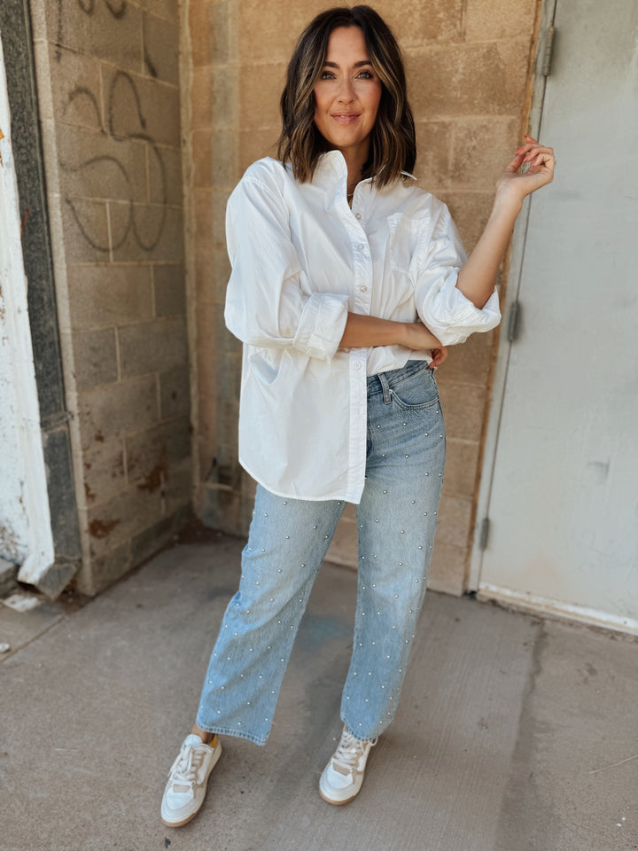 Free People | Sabine Tailored Shirt - Parchment