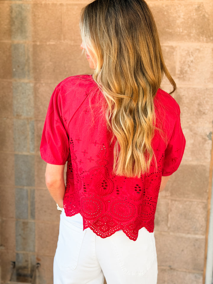 Cleobella | Cerese Top - Red Bud