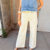 AG Jeans | Saige Wide Leg - Powder/Ecru