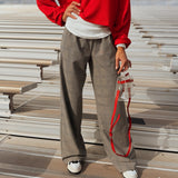 Good American | The Pull On Trouser - Mini Plaid