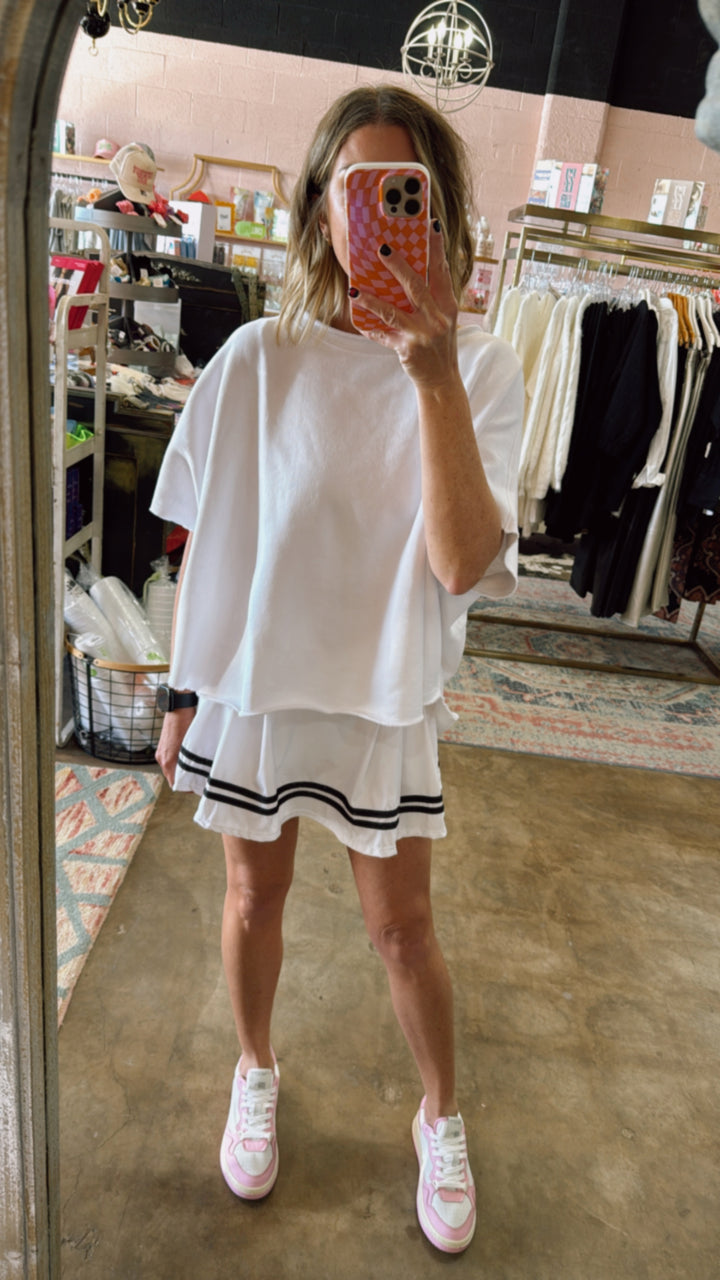 The Bubble | Monroe Skirt Solid- White