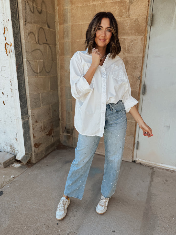 Free People | Sabine Tailored Shirt - Parchment