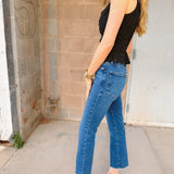 Good American | Soft Tech Good Legs Straight Jeans - Indigo818