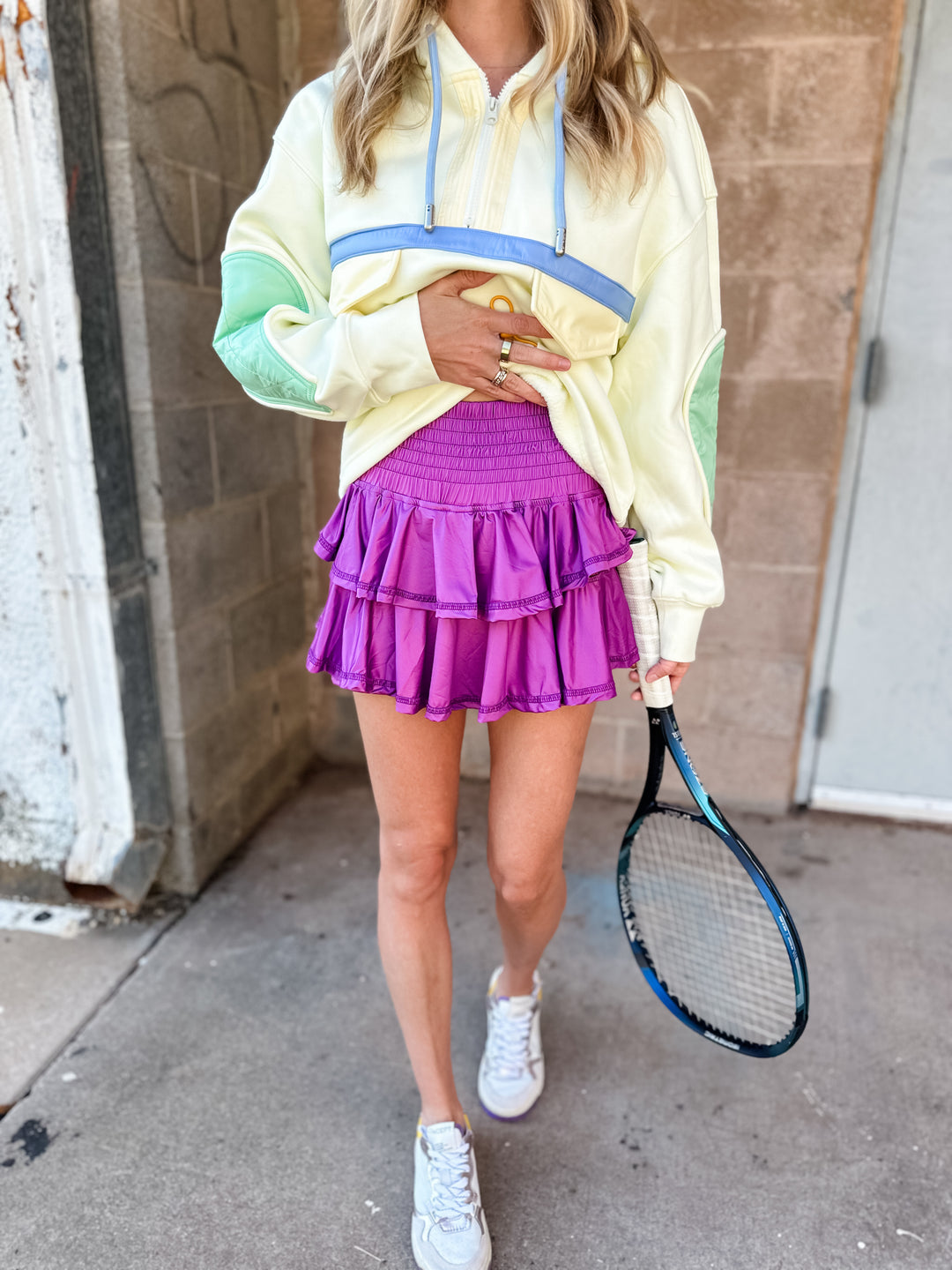 The Bubble | Brittany Skirt Solid - Butterfly Purple